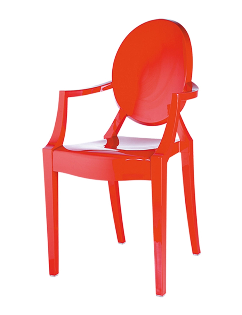 CSD - Conjunto 4 Cadeiras Valentina (Vermelho)