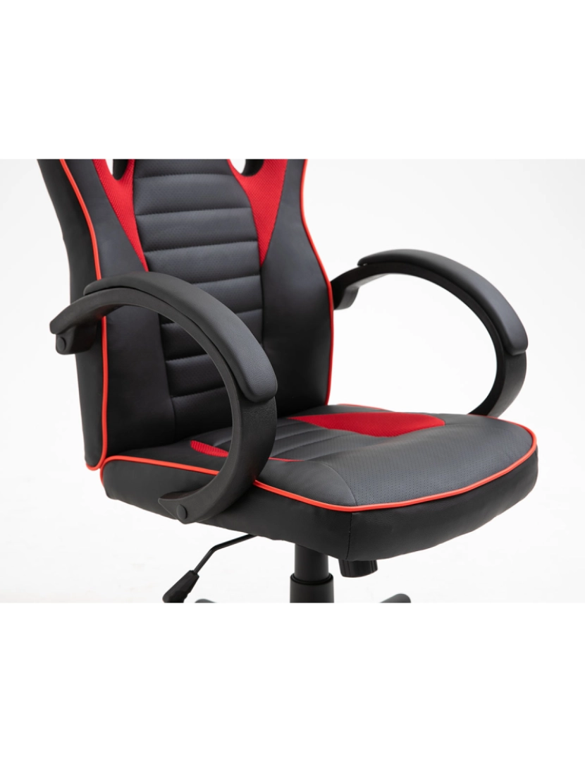 imagem de Cadeira de Gaming,  Racer (Vermelho)4