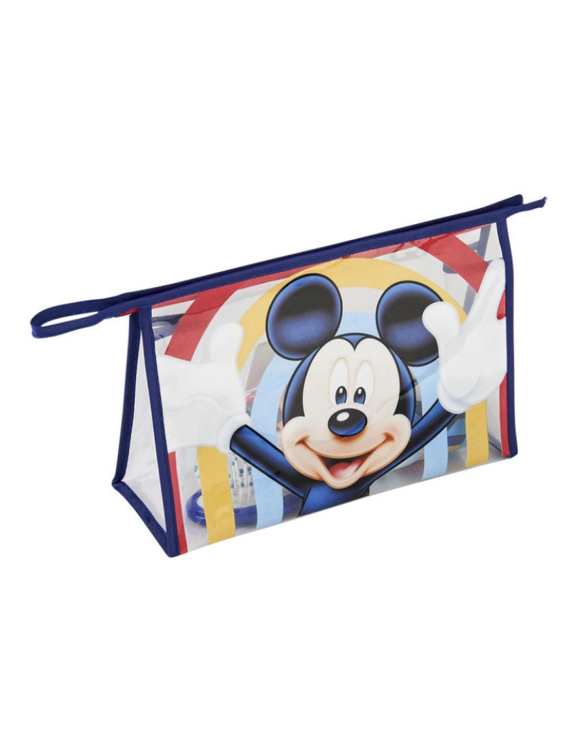 BB - Conjunto de Higiene Infantil de Viagem Mickey Mouse Azul (23 x 16 x 7 cm) (4 pcs)
