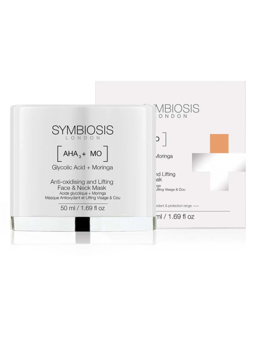Symbiosis - [Ácido Glicólico + Moringa] Máscara Antioxidante Efeito Lifting