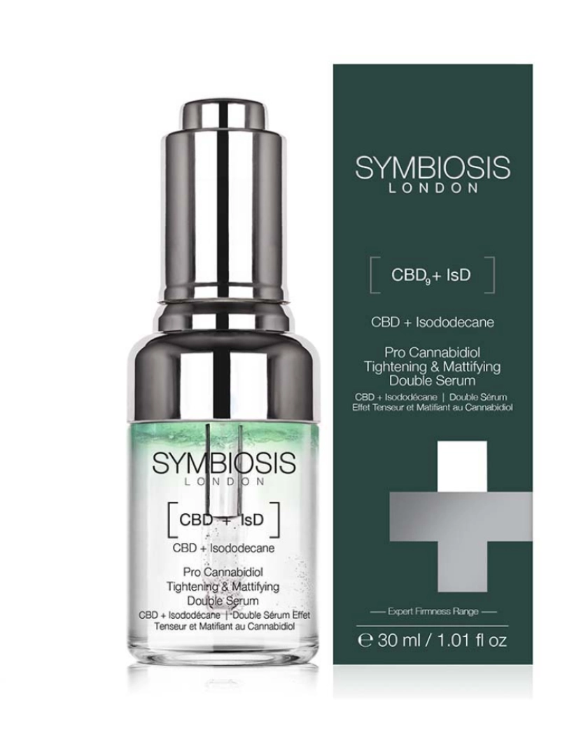 Symbiosis London - [CBD + Isododecano] - Sérum Pro Cannabidiol Reafirmante e Matificante