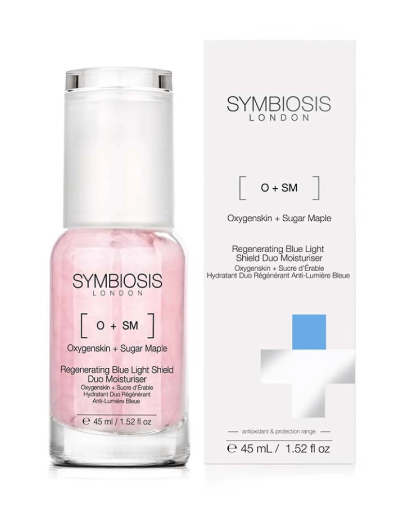 Symbiosis - [Oxygenskin + Sugar Maple] Hidratante Duo Escudo de Luz Azul Regenerador