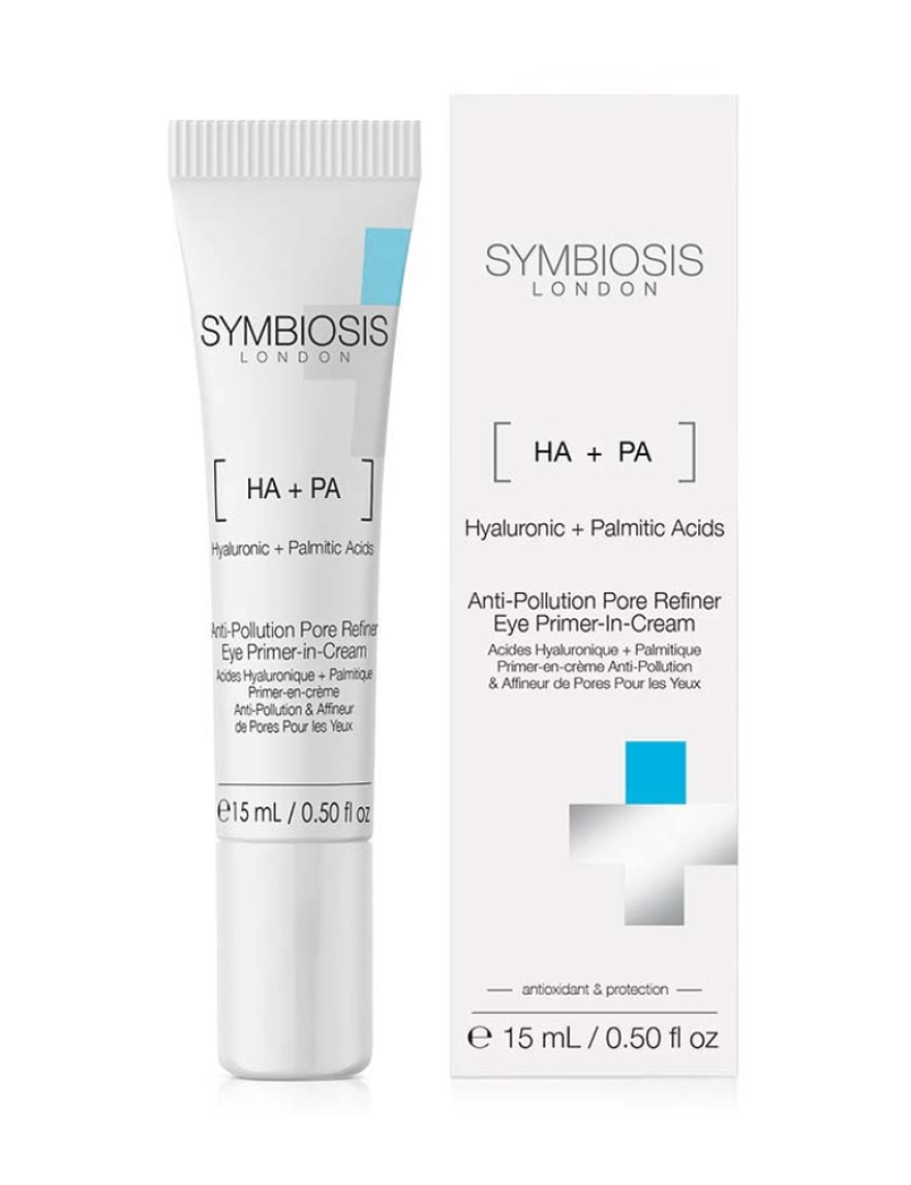 Symbiosis - [Ácido Hialurónico + Palmítico] Primer Creme Antipoluição Refinador de Poros