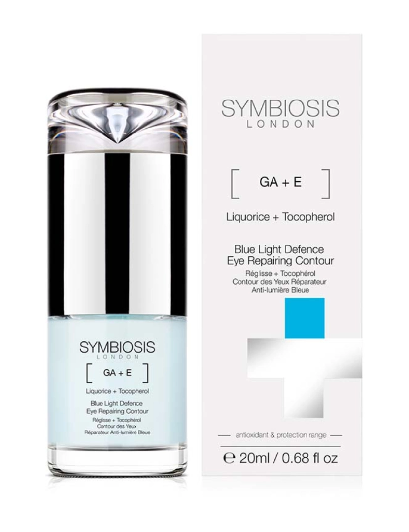 Symbiosis London - [Alcaçuz + Tocoferol] Contorno reparador de olhos de defesa de luz azul