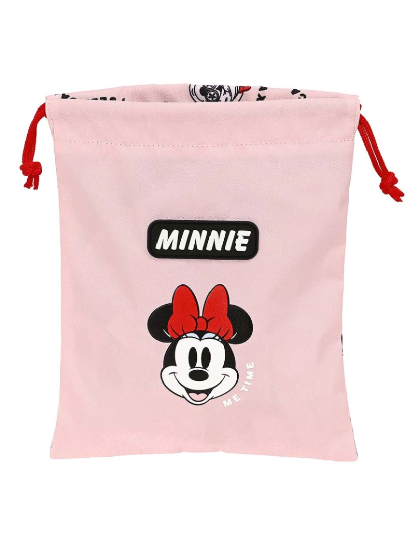 Minnie - saco de lanche Minnie Mouse Me time Rosa