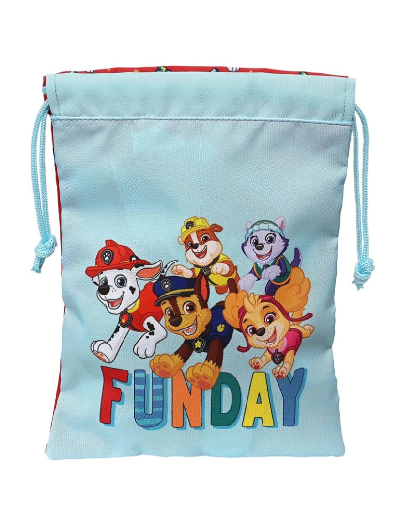 Patrulha Pata - lancheira The Paw Patrol Funday Azul Vermelho