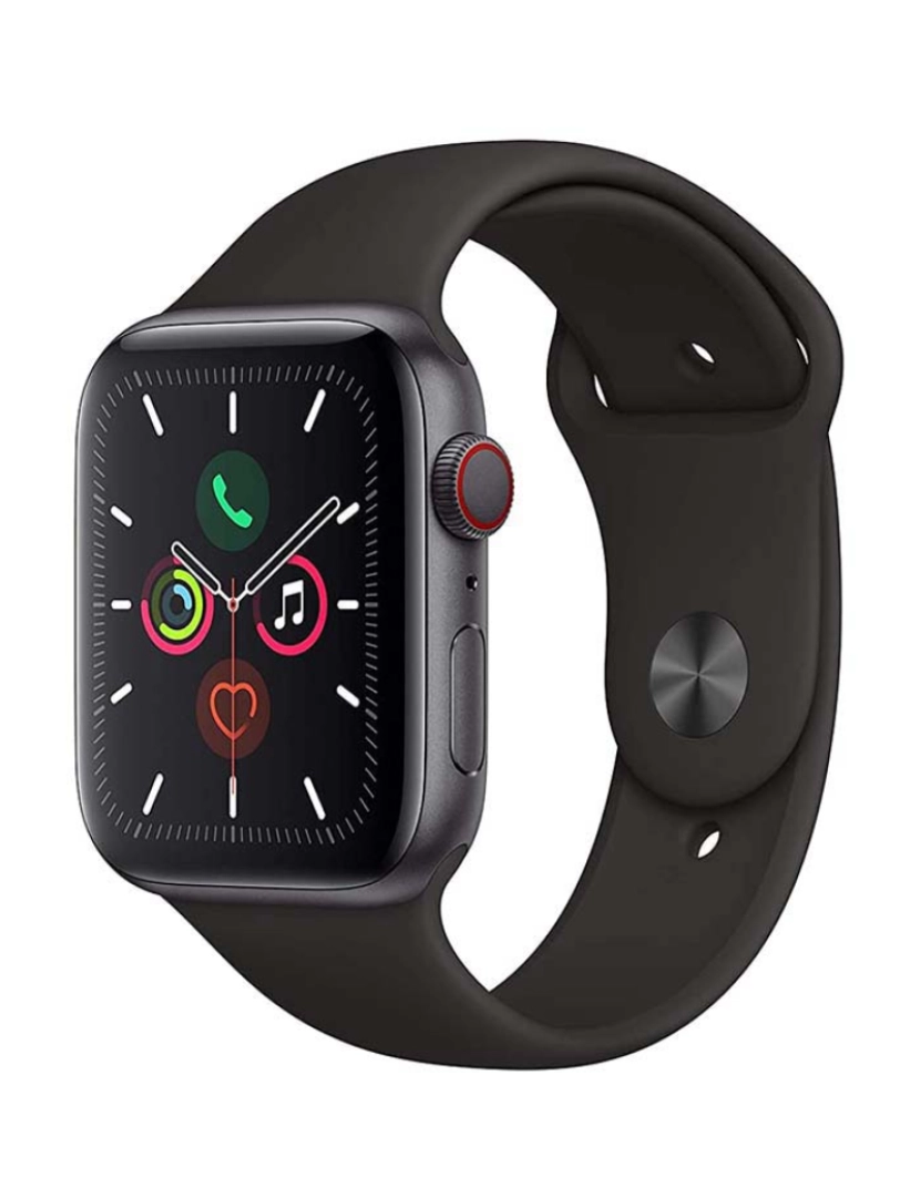 Apple - Apple Watch Series 5 44mm GPS+Cellular Aluminum Case Cinza