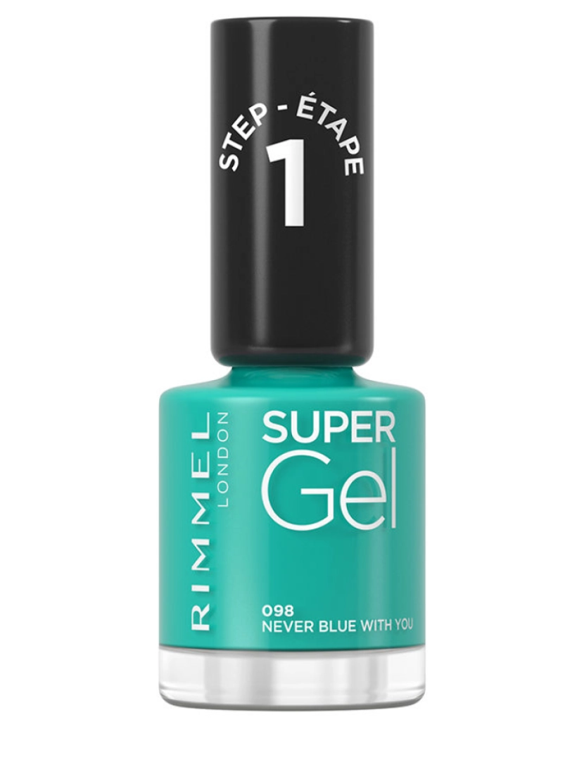 Rimmel London - Super Gel Nail Polish #98-Never Blue With You 12 Ml