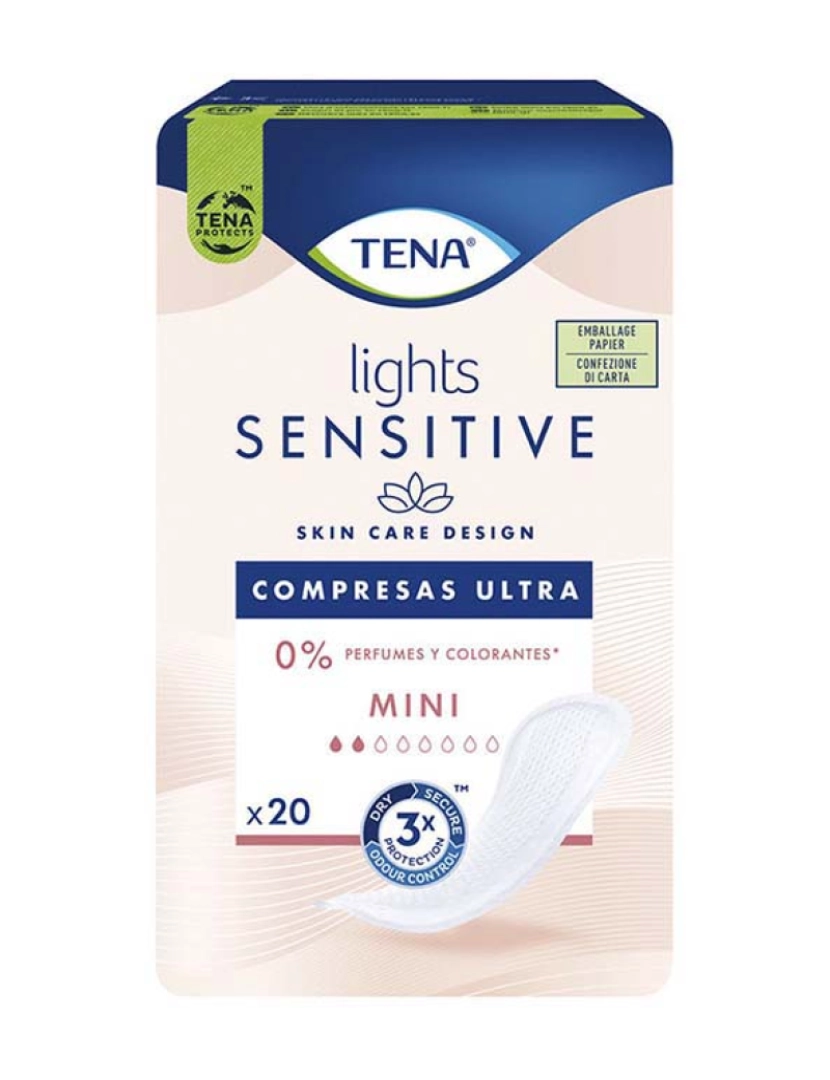 Tena Lady - Tena Lights Sensitive Mini 20 U