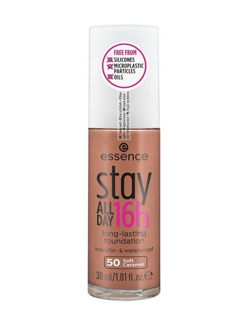Essence - Stay All Day 16H Base De Maquilhagem De Larga Duración #50-Soft Caramel 30 Ml