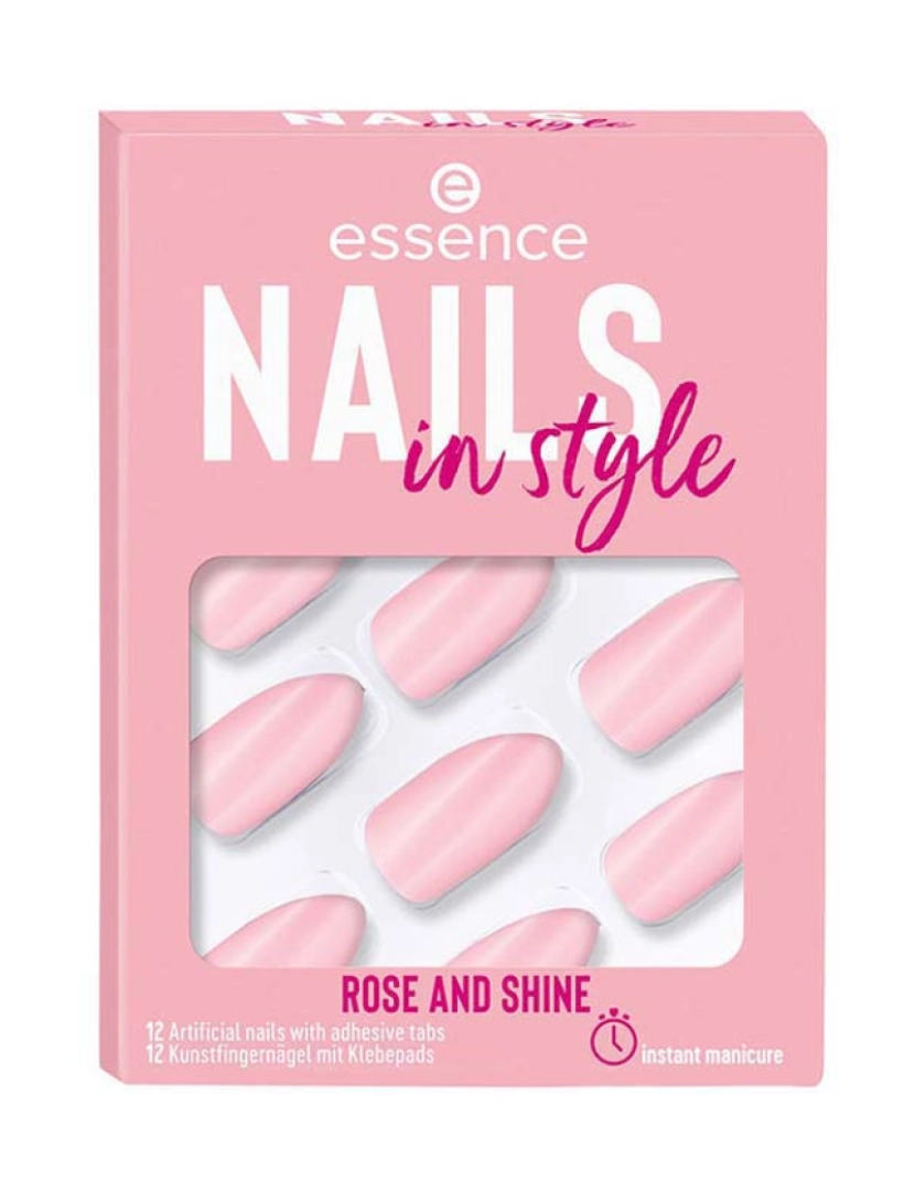 Essence - Nails In Style Artificial Nails #14-Rose And Shine 12 U