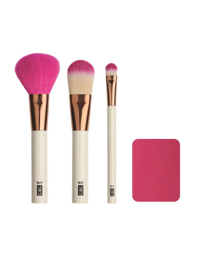 Ubu - Urban Beauty Limited - Face On Makeup Brush Kit Lot 4 Pcs