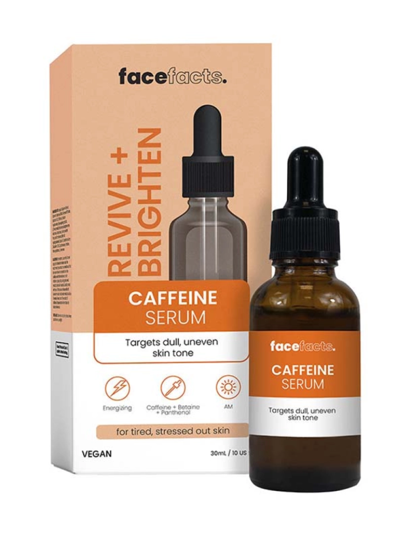 Face Facts  - Revive+ Brighten Caffeine Serum 30 Ml