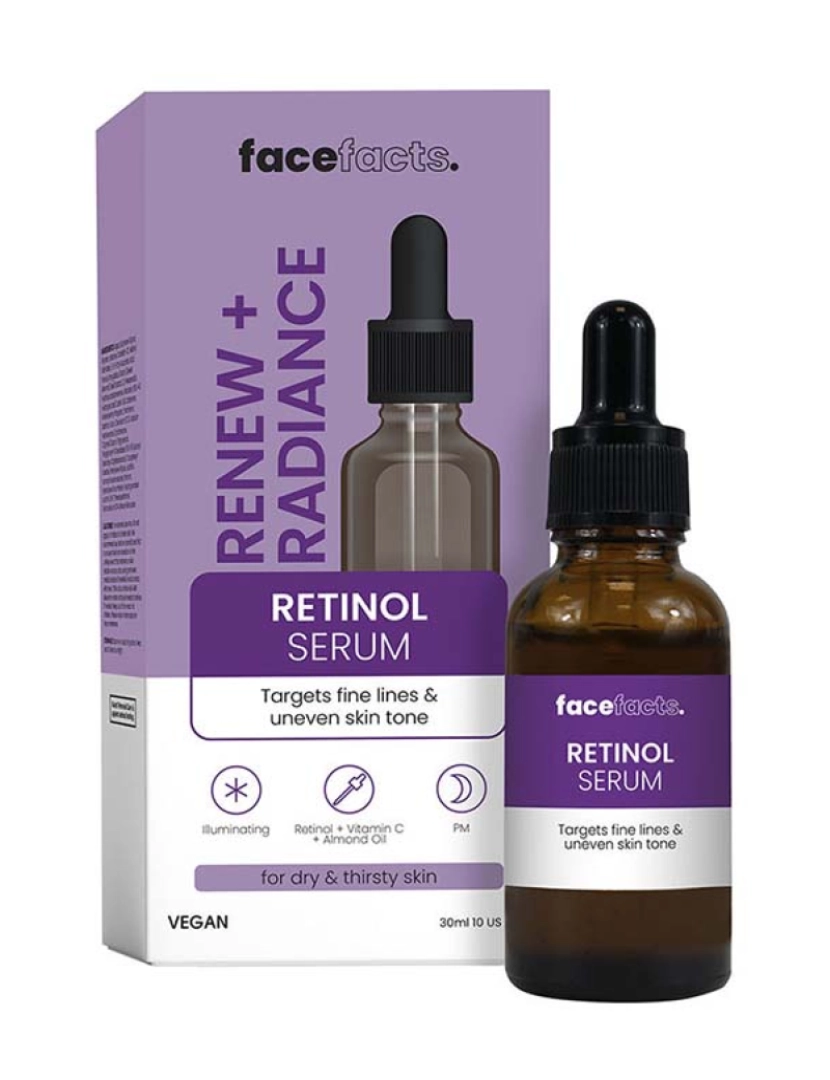 Face Facts  - Renew+ Radiance Retinol Serum 30Ml