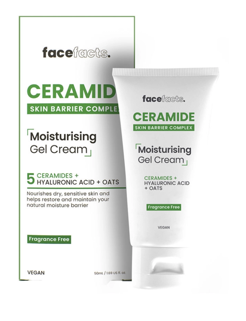 Face Facts  - Ceramide Gel Creme Hidratante Face Facts  50 ml