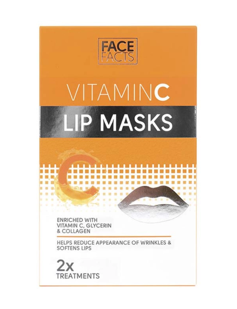 Face Facts  - Vitaminc Lip Máscaras 2 U