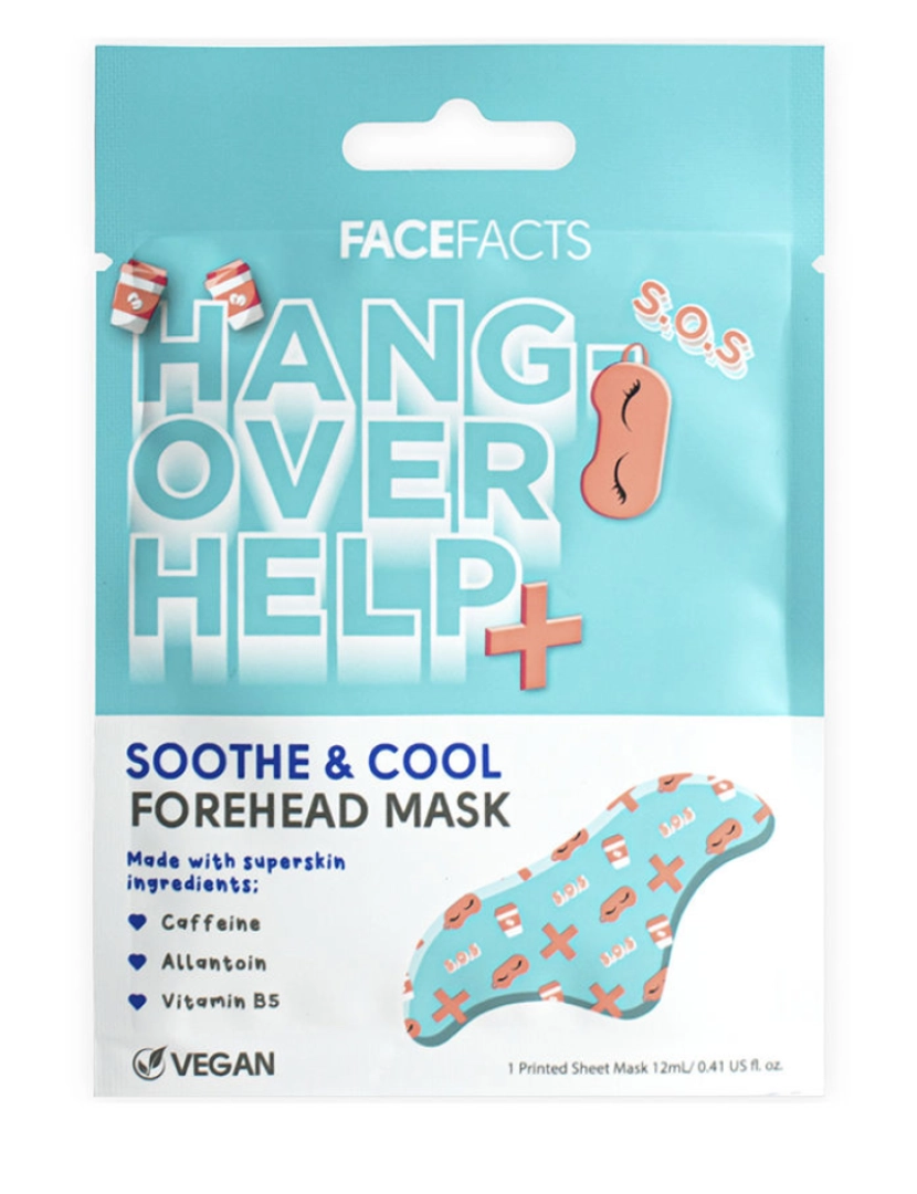 Face Facts  - Hangover Help+ Máscara De Testa Face Facts  12 ml