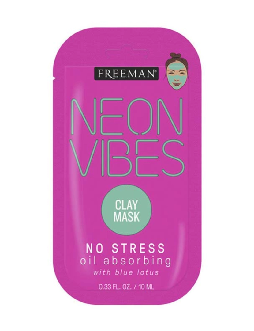 Freeman - Neon Vibes Clay Máscara 10 Ml
