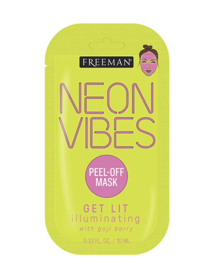 Freeman - Neon Vibes Peel-Off Máscara Get Lit 10 Ml