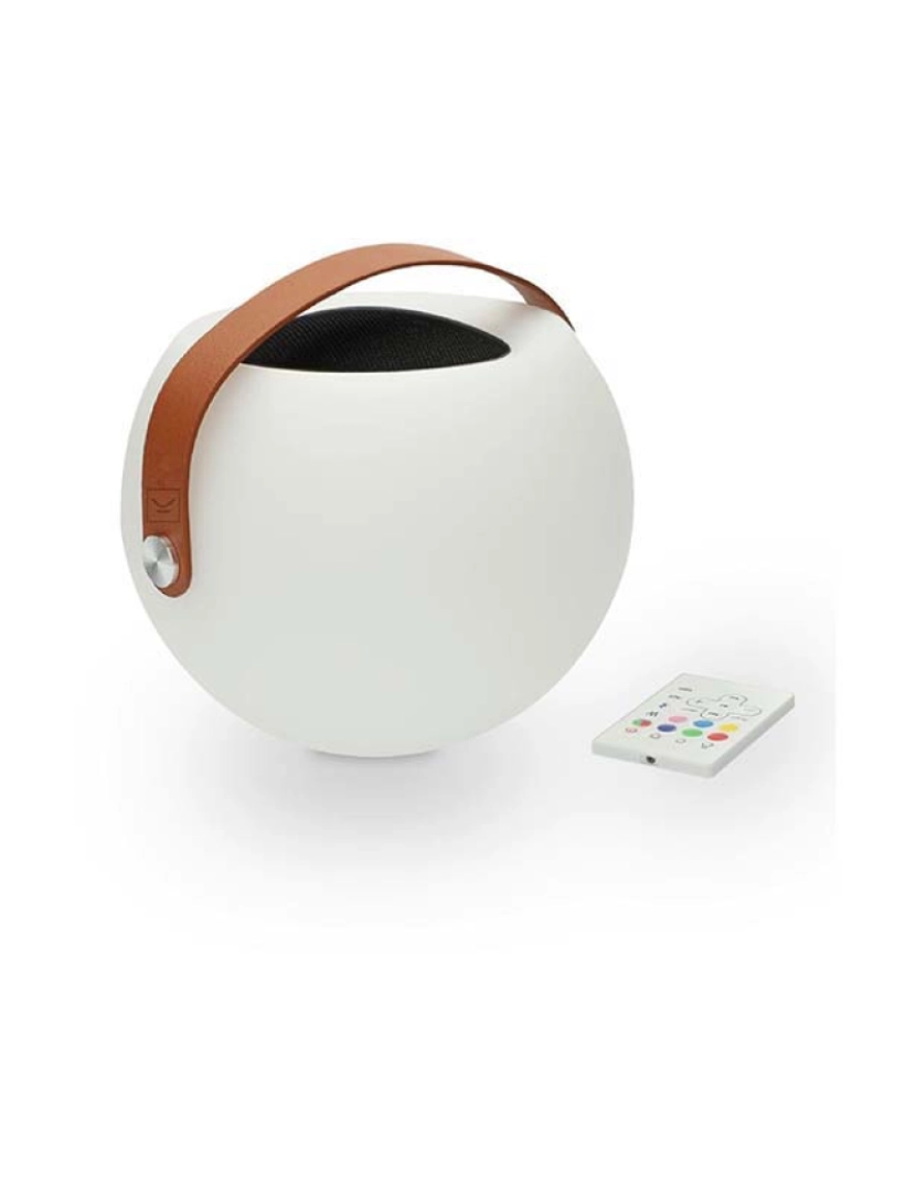 BB - Coluna Bluetooth Com Candeeiro Led Ksix Bubble Branco 5 W Portátil