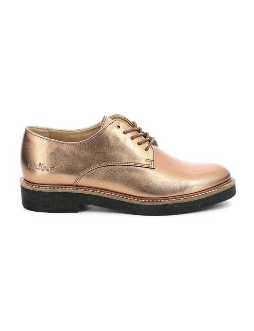 Kickers - Sapatos Senhora Oxford Bronze