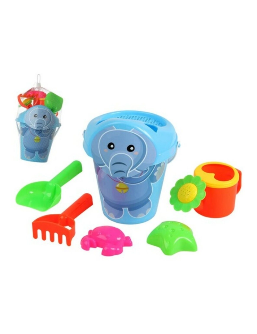 BB - Conjunto de brinquedos de praia Happy Elephant 7 pcs