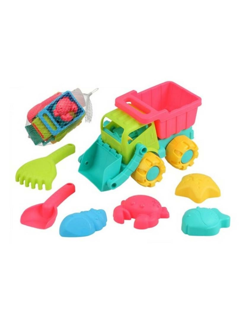 BB - Conjunto De Brinquedos De Praia Truck 7 Pcs