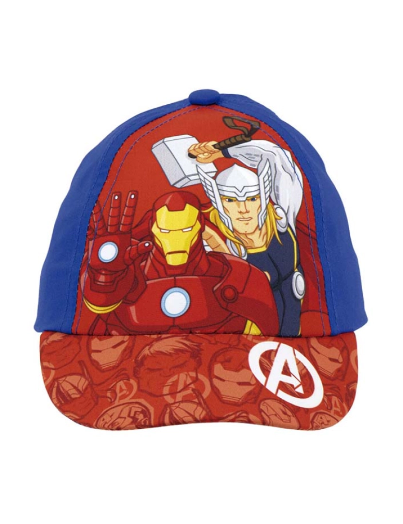 Avengers - Boné Infantil The Avengers Infinity 44-46 cm Vermelho Preto