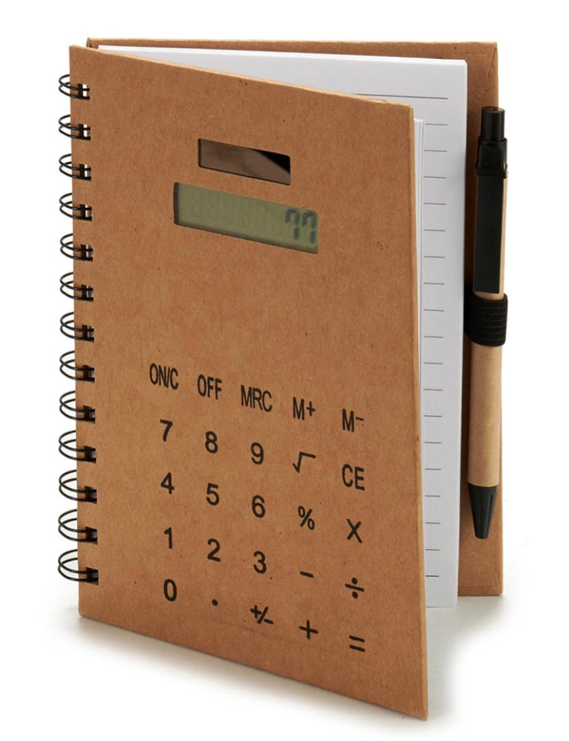 DAM - Caderno Calculadora Com Caneta 14 Cm 