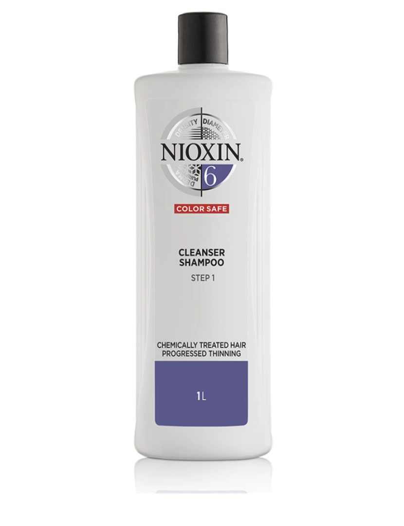 foto 1 de System 6 Shampoo Volumizing Very Weak Coarse Hair Nioxin 1000 ml