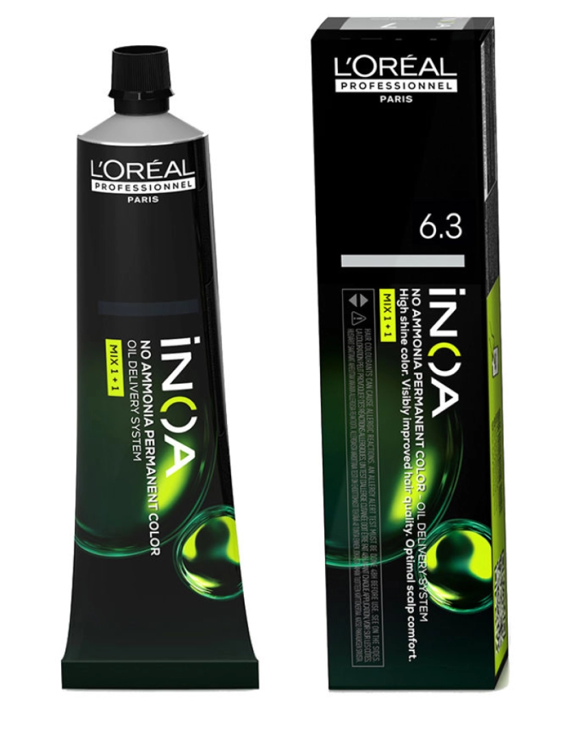 L'oréal Professionnel Paris - Inoa Cor Permanente Sem Amônia #6.3 60 Gr 60 g