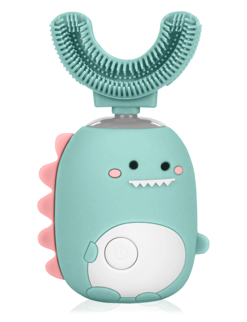 DAM - DAM. ET07 Escova de Dentes Infantil em U Elétrica Sonic. Modos de limpeza, massagem e clareamento.