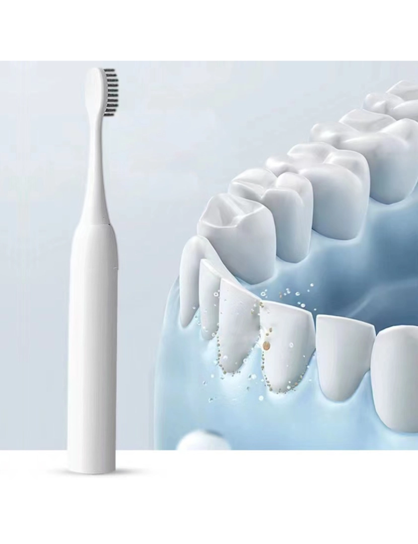 imagem de DAM. Escova de dentes em forma de lápis para adultos com 5 funções para a sua saúde e beleza oral. (Modelo recarregável)2