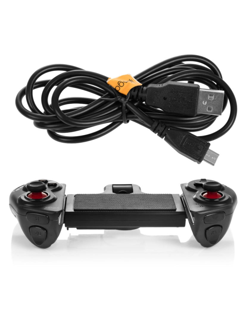 imagem de DAM. Gamepad Bluetooth extensível, com suporte central, para Smartphones, Tablets e PC4