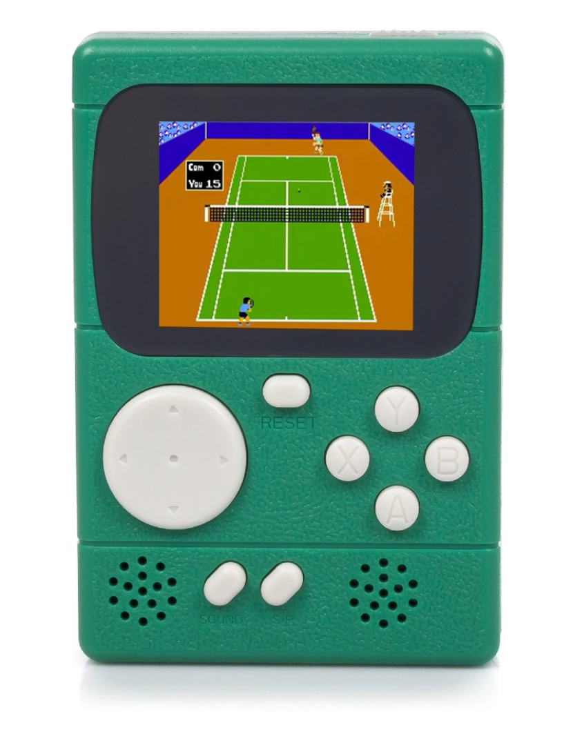 imagem de DAM. Mini console portátil Retro Pocket Player com 198 jogos de 8 bits, tela de 2 polegadas.3
