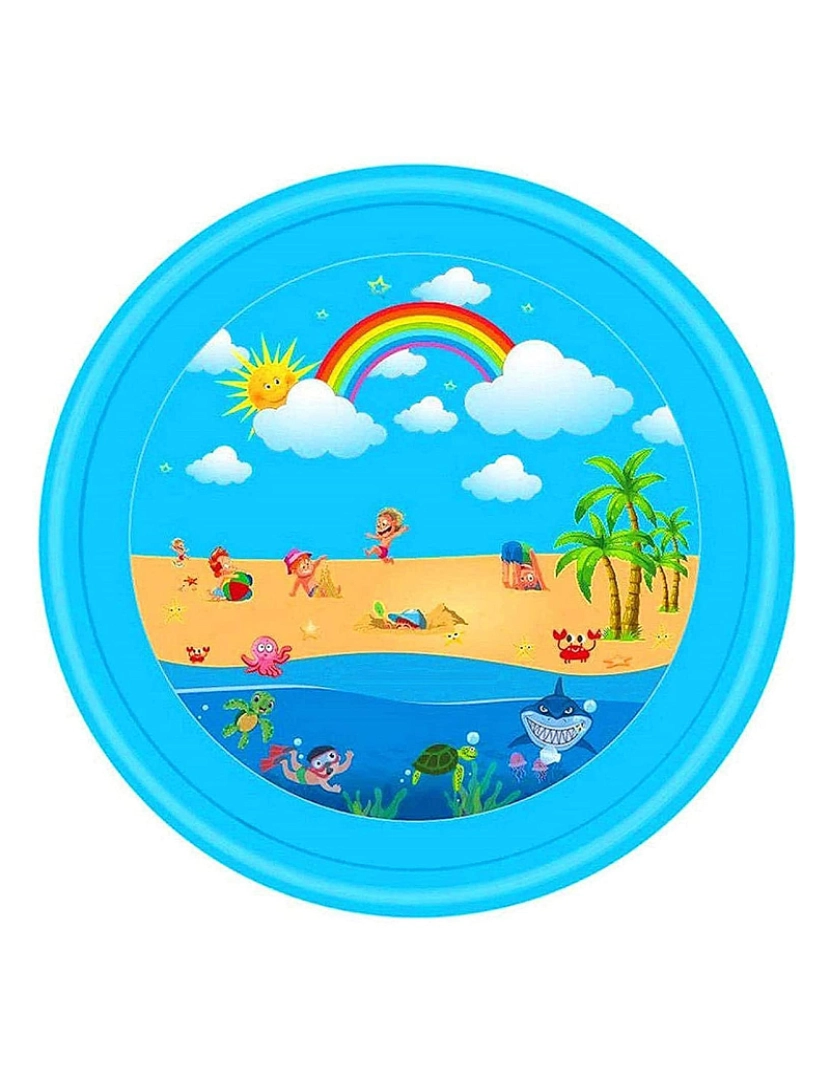 imagem de DAM. Splashpad. Brinquedo inflável com aspersor de água para brincar. 170 cm.3