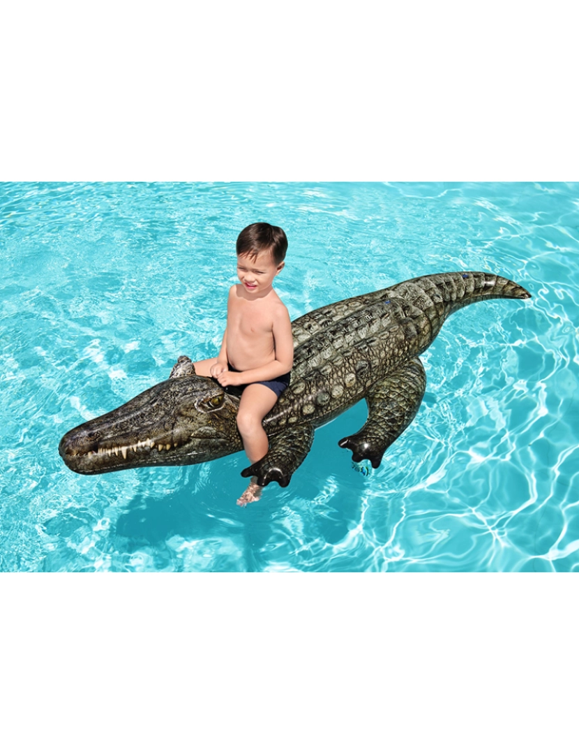 Bestway - Crocodilo Realista Com Alças