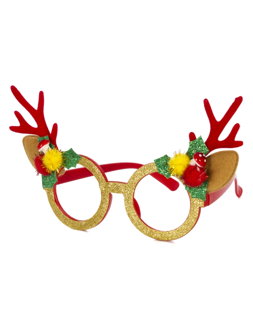DAM - DAM. Óculos de Natal Papai Noel.