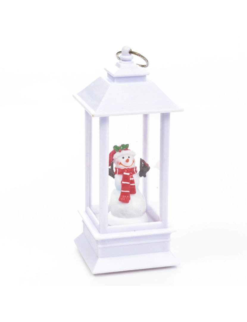 DAM - DAM. Candeeiro de natal com luz BONECO DE NEVE