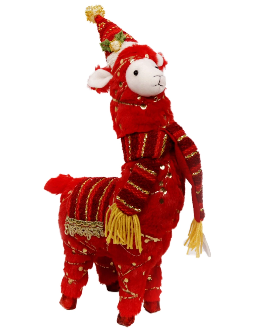 DAM - DAM. Boneca de natal alpaca 33cm