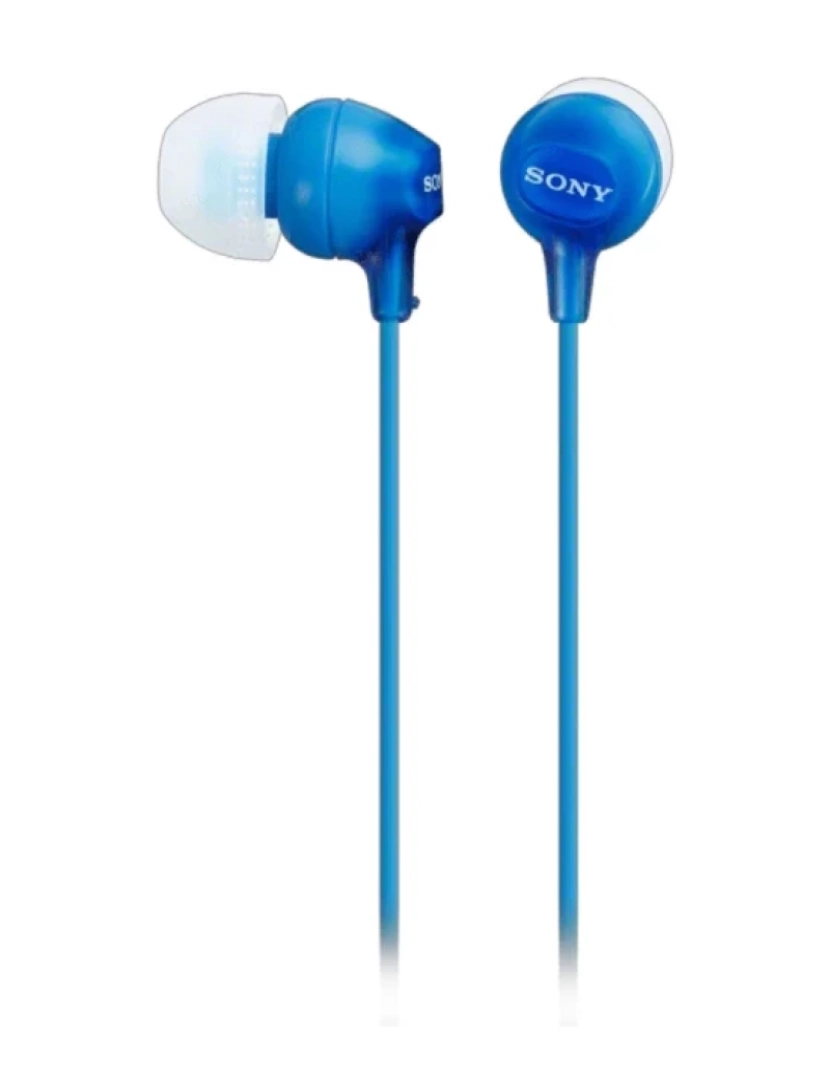 Sony - Auriculares Sony > MDR-EX15LP Headphones com Fios Intra Auditivo Música Blue - MDR-EX15LPLI