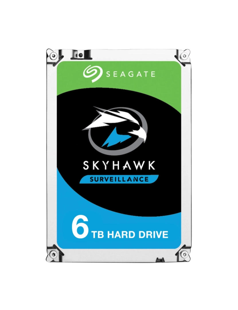 Seagate              - Drive HDD 3.5P Seagate > Skyhawk Unidade de Disco Rígido 3.5 6000 GB Serial ATA III - ST6000VX001