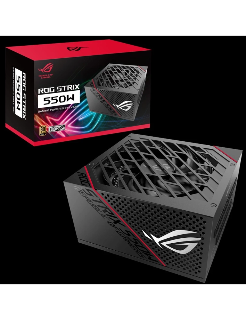 Asus - Fonte de Alimentação Modular Asus > ROG-STRIX-550G 550 W 20+4 PIN ATX ATX Preto - 90YE00A2-B0NA00