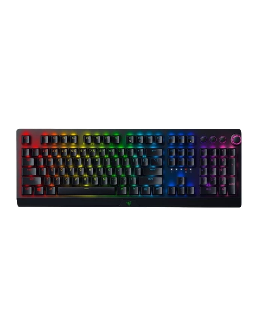 Razer - Teclado Razer > Blackwidow V3 PRO USB + RF Wireless + Bluetooth Qwerty Inglês (estados Unidos) Preto - RZ03-03531700-R3M1