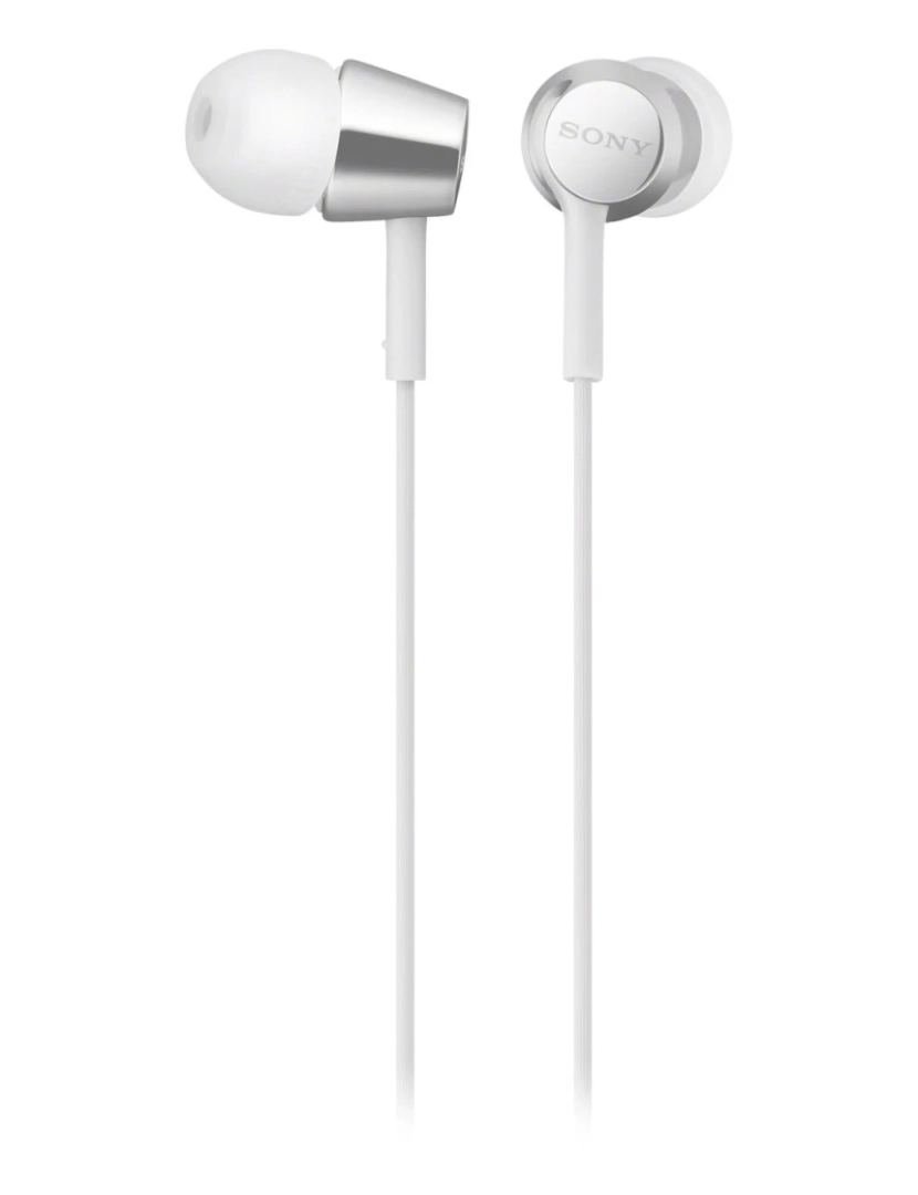 Sony - Auriculares Sony > MDR-EX155AP Auscultadores com Fios INTRA-AUDITIVO Branco - MDR-EX15APW