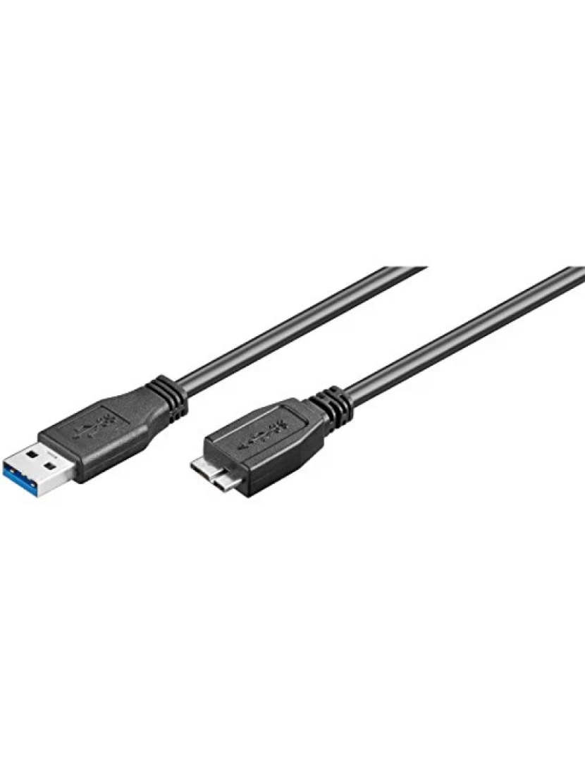 Ewent - Cabo USB Ewent > 1 M 3.2 GEN 1 (3.1 GEN 1) A MICRO-USB B Preto - EC1015