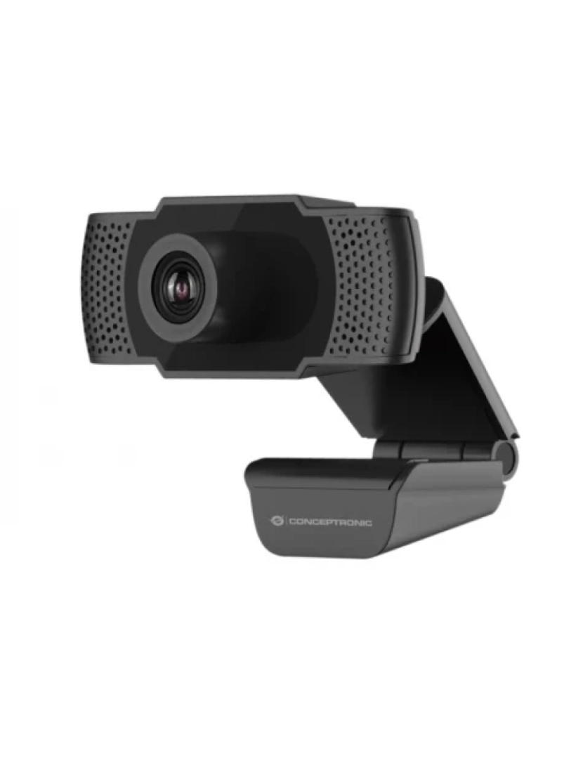 Conceptronic - Webcam Conceptronic > 2 MP 1920 X 1080 Pixels USB 2.0 Preto - AMDIS01B