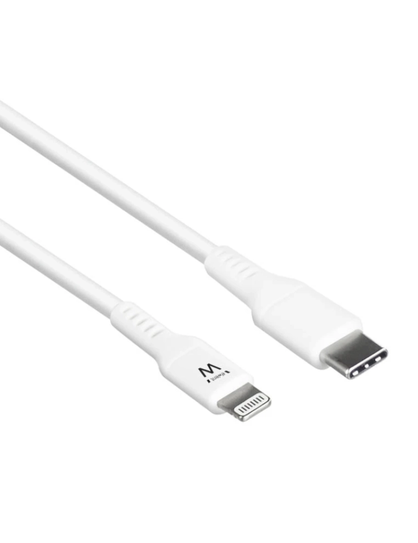 Ewent - Cabo USB Ewent > Lightning 2 M Branco - EW9916