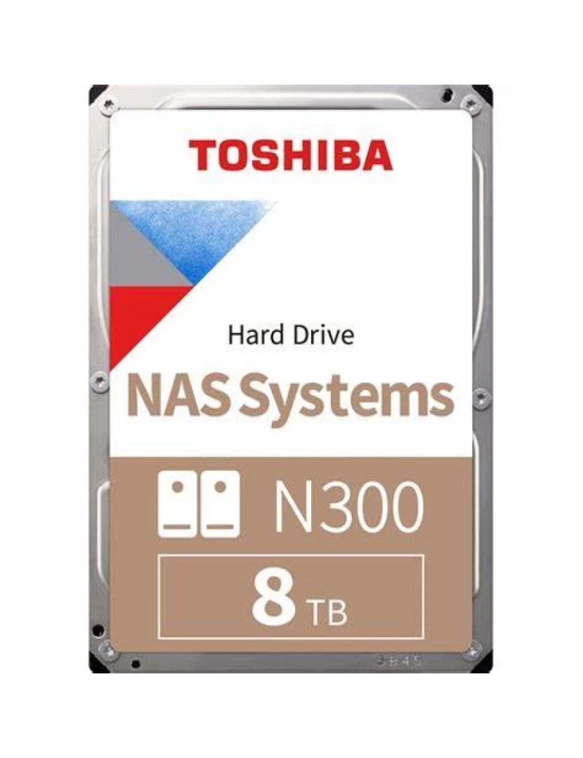 imagem de Drive HDD 3.5P Toshiba > N300 NAS 3.5 8000 GB Serial ATA III - HDWG480UZSVA1