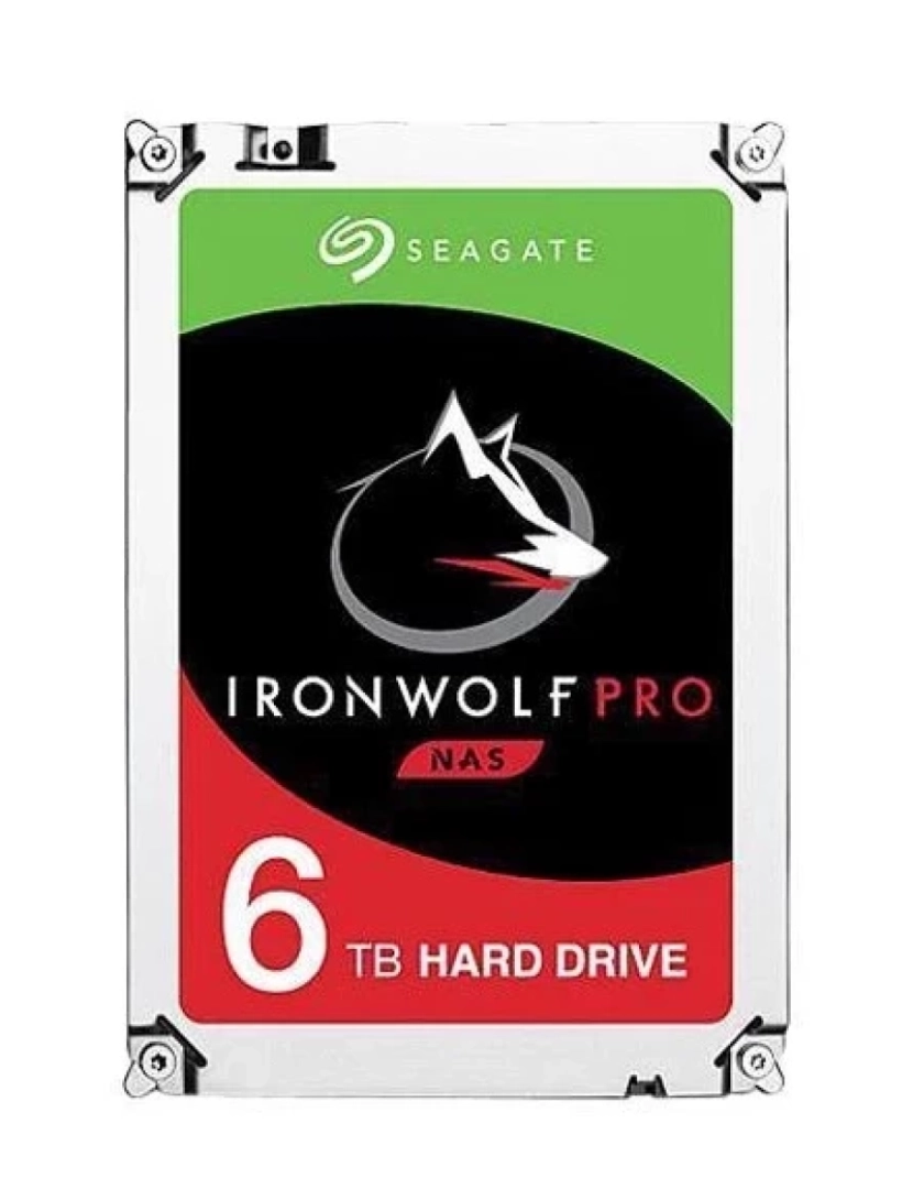 Seagate              - Drive HDD 3.5P Seagate > Ironwolf PRO Unidade de Disco Rígido 3.5 6000 GB Serial ATA III - ST6000NE000